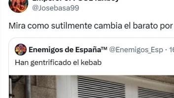 Sube una foto de un kebab y atención al matiz que indica que se ha disparado el precio