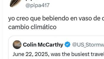Hace esta crítica sobre la masificación turística y la contaminación y se lleva todos los aplausos