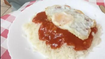 Es de Canarias y pide un arroz a la cubana en la península: se le cae el alma a los pies al ver lo que le ponen