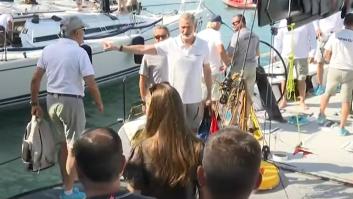 Leonor va a marcharse del muelle de Palma y la reacción de Felipe VI la han captado las cámaras a la perfección