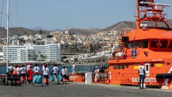 Rescatados 176 migrantes, entre ellos un muerto, a 476 kilómetros de Gran Canaria