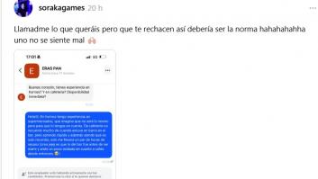 Muestra cómo ha rechazado una panadería su candidatura para trabajar allí y es digno de verse