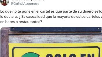 El cartel que ha puesto este bar hace saltar a una multitud: "¿ Es casualidad?"