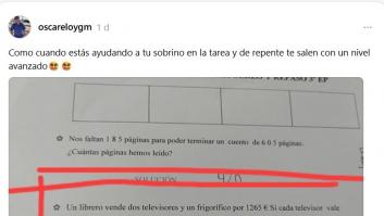 El problema de matemáticas para niños que deja hundidos a los adultos: el que lo resuelva, matrícula de honor