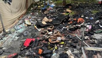 Detenidos dos menores en Miranda (Burgos) por intentar quemar a un indigente mientras dormía