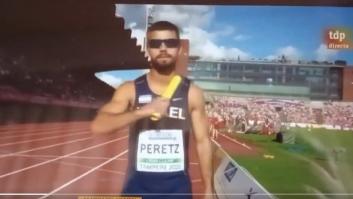 Ernest Riveras, de TVE, explica por qué hizo lo que hizo cuando a un atleta de Israel se le vio hacer este gesto