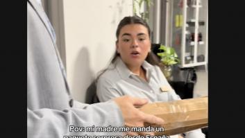 Le envían desde España hasta EEUU un paquete con comida y al abrirlo, sorpresa total