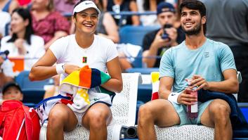 Raducanu escribe este mensaje a Alcaraz tras ser pareja en dobles y ojo a la respuesta del murciano