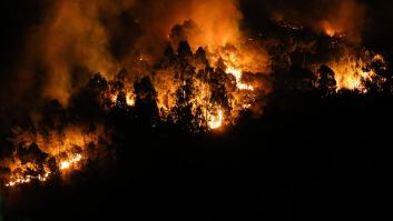 Estabilizado el incendio de Larouco (Ourense), el mayor de la historia de Galicia con 30.000 hectáreas