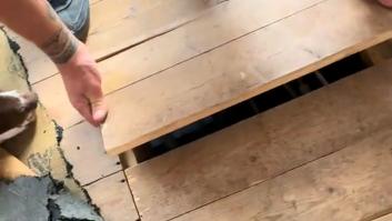 La pareja renueva su deteriorada casa de ensueño y descubren un secreto que desciende a las profundidades