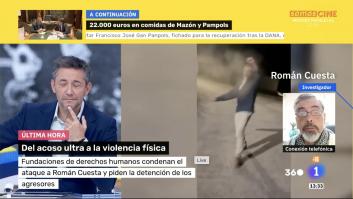 "Tú eres uno de los que está en la diana": la reacción de Javier Ruiz a esta frase del agredido por la ultraderecha