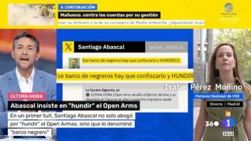 Choque entre Javier Ruiz y la portavoz nacional de Vox: "Usted me insulta, usted me falta..."