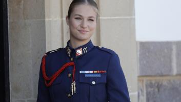 Contenta y de azul: la princesa Leonor ingresa en la Academia del Aire de San Javier para el final de su formación militar