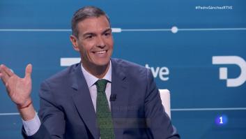 Pilar Eyre se fija en lo que le ha ido pasando a Pedro Sánchez durante su entrevista en TVE