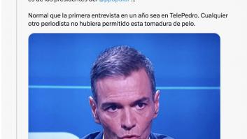 La portavoz del PP en el Congreso llama "Telepedro" a TVE y la réplica que le dan se oye hasta en Génova