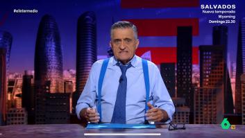 El Gran Wyoming abre 'El Intermedio' con un contundente discurso sobre las protestas en La Vuelta a favor de Gaza