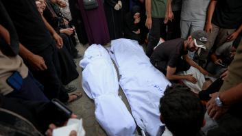 Al menos 7 muertos, entre ellos 4 niños, en un bombardeo israelí sobre una tienda de campaña