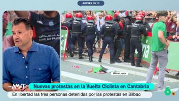 Iñaki López es muy breve, pero directo, al responder al comunicado de la UCI por las protestas en La Vuelta
