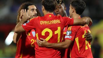 La selección española inicia su camino al Mundial con un convincente triunfo 0-3 ante Bulgaria