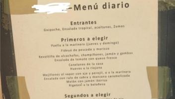 El menú del día de este restaurante tiene dos precios y el lío está servido: "Hecha la ley, hecha la trampa"
