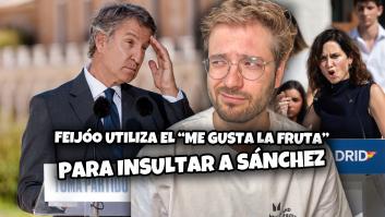 Feijóo utiliza el “me gusta la fruta” para insultar a Sánchez; por Alán Barroso