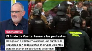 Antón Losada zanja el debate sobre si las protestas en La Vuelta son "violentas" con una respuesta demoledora