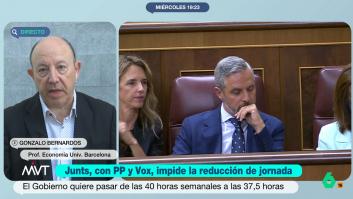 Gonzalo Bernardos deja muy clara su opinión sobre la reducción de jornada laboral: "De sentido común"