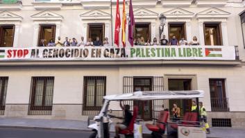 "Sí, es un genocidio": la pancarta con la que Más Madrid responde a Almeida