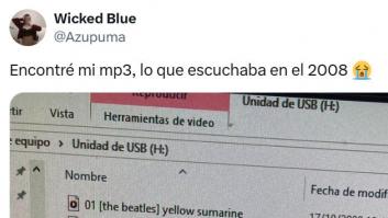 Sube una foto de lo que escuchaba con su MP3 en 2008 y la nostalgia lo inunda absolutamente todo