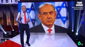 Un gesto de El Gran Wyoming a Netanyahu llega a una televisión israelí, que define así lo ocurrido
