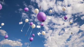 Un niño de 7 años envía un globo con una felicitación y no se esperaba que la respuesta viniera de la policía