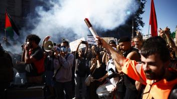 Huelga a la 'francesa': de la toma del Ministerio de Economía a la causa palestina, en 11 potentes imágenes