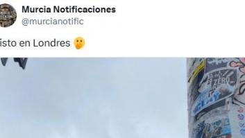 Viaja a Londres y lo que se encuentra frente al Big Ben enamora a todos los murcianos