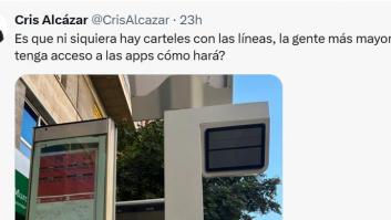Enseña esta parada de autobús de Murcia y la queja que hace debería hacer reflexionar a más de uno