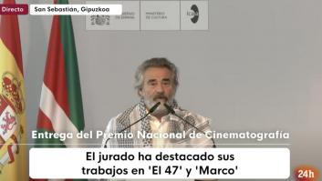 El gesto de Eduard Fernández con Gaza en su discurso por el Premio Nacional de Cinematografía es para enseñarlo en las escuelas