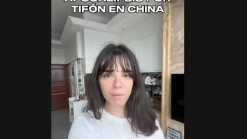 Una española que vive en China enseña cómo se viven allí las horas antes de la llegada del tifón Ragasa