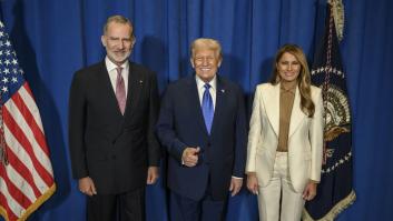 La Casa Blanca difunde una imagen del saludo entre Felipe VI y Donald Trump cuatro días después de su encuentro