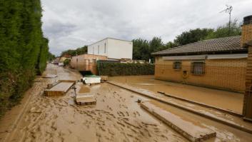 Las lluvias torrenciales de Aragón, en imágenes