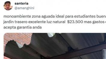La crisis de vivienda en una imagen: ni baño ni cocina, pero sí sol directo