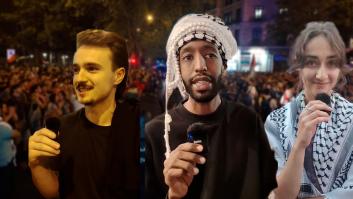 Manifestantes en Madrid responden al asalto israelí a la Flotilla Global Sumud: "La causa de Palestina es la causa de la humanidad"