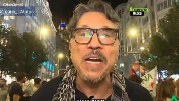 Entrevistan a Carlos Bardem en la manifestación por Palestina y le bastan 40 segundos para dejar claro lo qué piensa: "Guardad la hemeroteca"