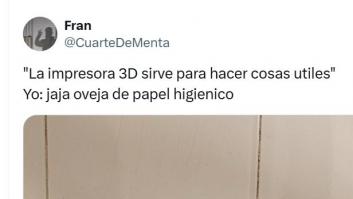 Enseña para lo que ha utilizado su impresora 3D y hace estallar todas las risas