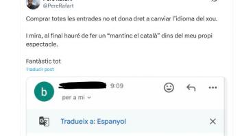 Mandan a este mago un correo por su espectáculo en catalán: su respuesta es tajante desde la primera palabra