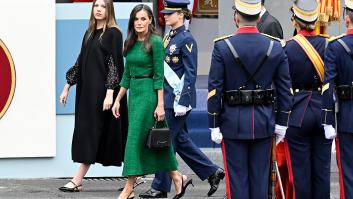 La infanta Sofía y su idilio con las capas: ha vuelto a ser su apuesta estilística en el desfile por el 12 de octubre