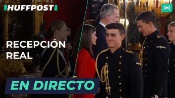 Recepción de los reyes en el Palacio Real por el Día de la Hispanidad