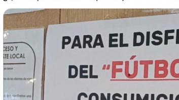 Muchos temen que este cartel colocado en un bar pase a ser habitual en la hostelería española