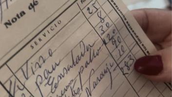 Su abuela enseña los tickets de un bar de cuando se casó y al ver los precios muchos alucinan