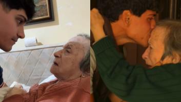 Un joven argentino cumple la promesa que le hizo a su abuela al emigrar a España: el momento es pura ternura