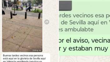 Muestra de lo que se quejan sus vecinos "clasistas" y la respuesta que deja es de matrícula