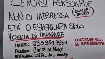Un bar deja a todos sin palabras con los requisitos mínimos de su anuncio: "Se busca humano"